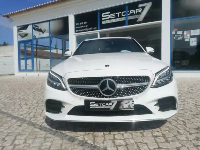 Branco Usado 2019 Mercedes C200 AMG Carrinha | € 29.900 (Super Preço) - Imagem 1/4