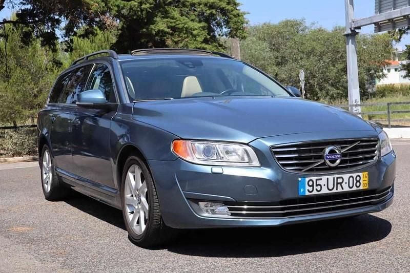 Azul Usado 2014 Volvo V70 Carrinha | € 11.200 - Imagem 1/4