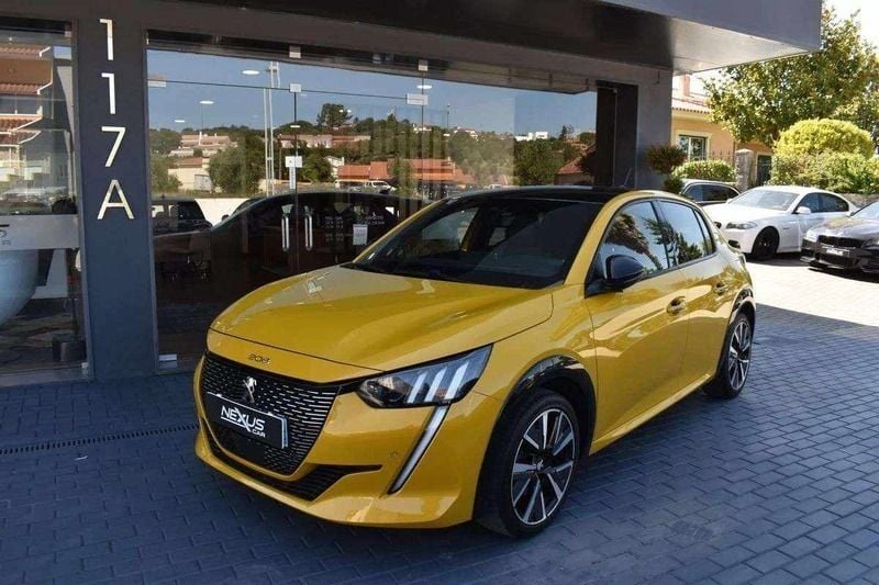 Amarelo Usado 2020 Peugeot 208 GT-line Citadino | € 17.999 (Caro) - Imagem 1/4