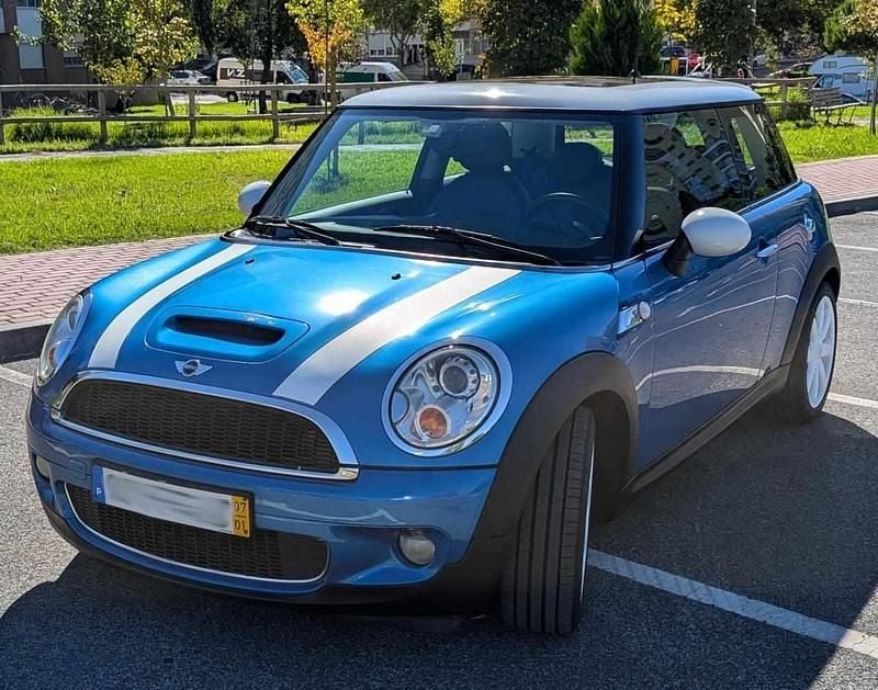 Azul Usado 2007 Mini Cooper S Citadino | € 7.850 (Super Preço) - Imagem 1/4