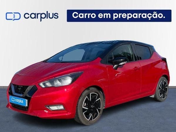 Vermelho Usado 2021 Nissan Micra Tekna | € 17.400 (Preço elevado) - Imagem 1/4