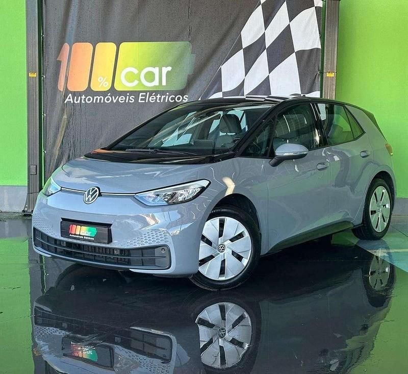 Cinzento Usado 2022 VW ID.3 Citadino | € 22.750 (Super Preço) - Imagem 1/4