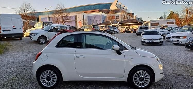 Branco Usado 2017 Fiat 500C Lounge Cabrios | € 11.990 (Preço justo) - Imagem 1/1