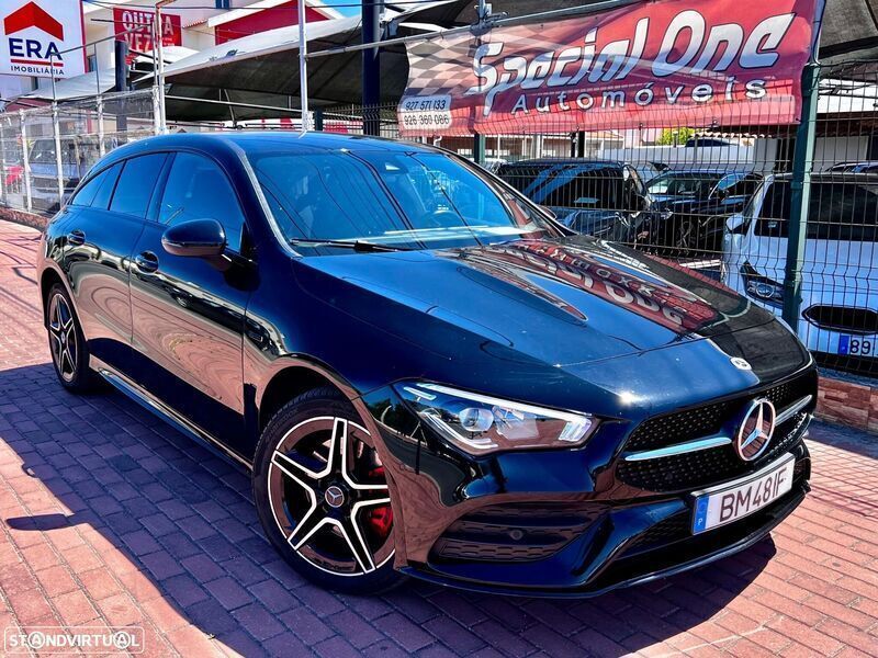 Preto Usado 2020 Mercedes CLA250 Shooting Brake AMG line Carrinha | € 33.999 - Imagem 1/4