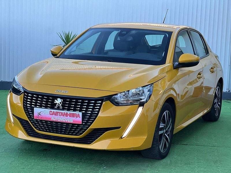 Usado Peugeot 208 Allure 101 HP (74 kW) 2019 Amarelo Citadino