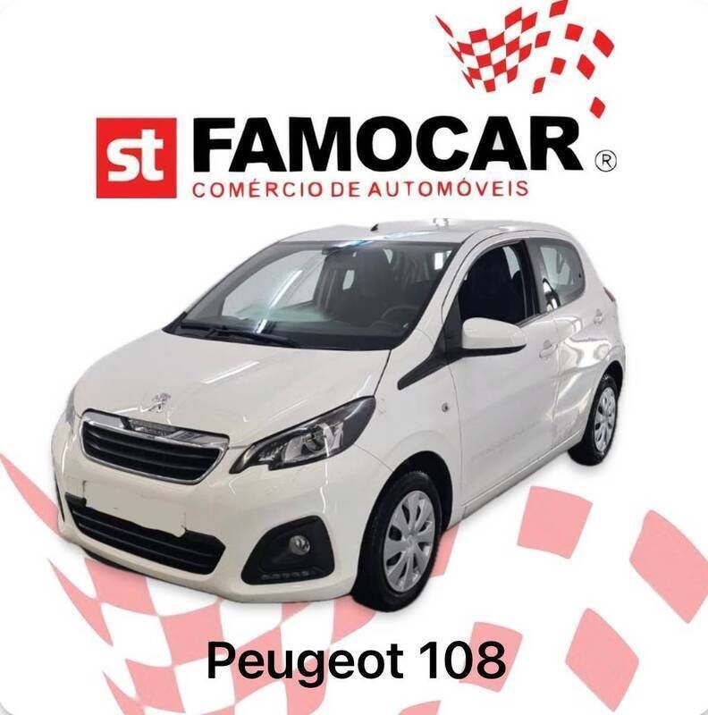 Branco Usado 2018 Peugeot 108 Active Citadino | € 8.980 (Preço justo) - Imagem 1/1