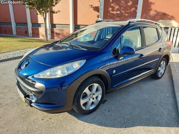 Azul Usado 2008 Peugeot 207 Carrinha | € 4.990 (Preço justo) - Imagem 1/1