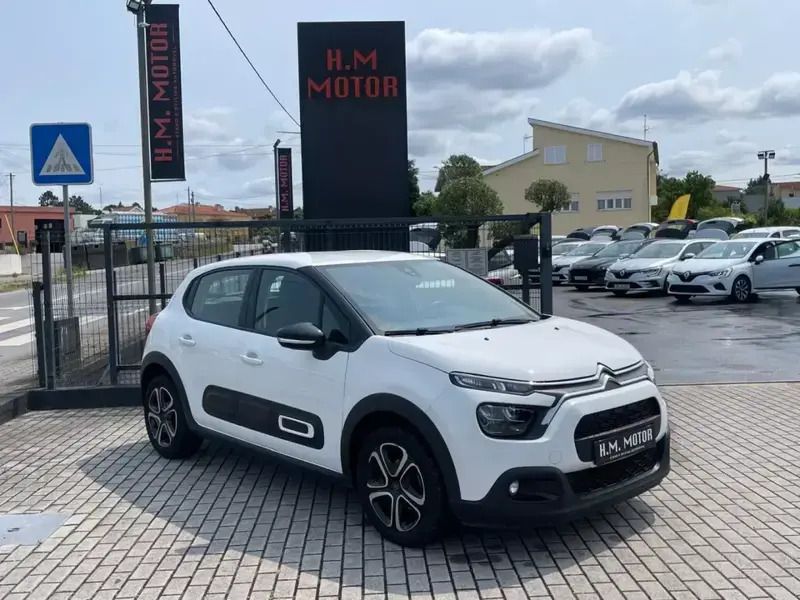 Branco Usado 2022 Citroën C3 Feel Citadino | € 12.500 (Bom preço) - Imagem 1/4