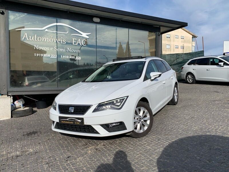 Branco Usado 2018 Seat Leon XCELLENCE Carrinha | € 17.900 (Caro) - Imagem 1/4