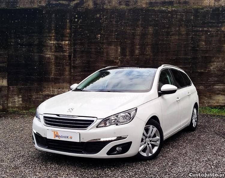 Usado Peugeot 308 Allure 120 HP (88 kW) 2014 Branco Carrinha