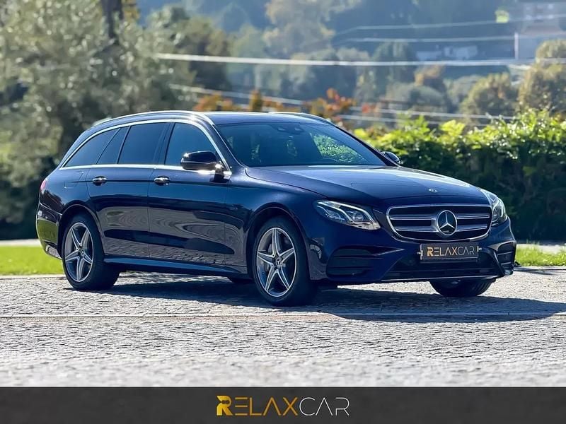 Azul escuro Usado 2020 Mercedes E300 AMG line Carrinha | € 29.500 (Super Preço) - Imagem 1/4