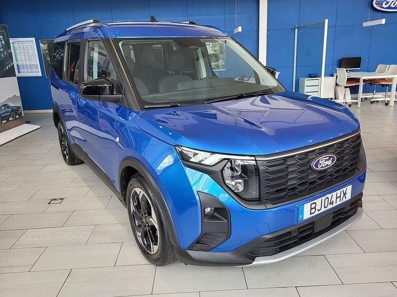 Desert island blue Usado 2024 Ford Tourneo Courier Active Monovolume | € 23.000 (Preço justo) - Imagem 1/4