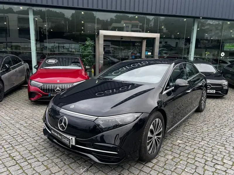 Preto obsidian Usado 2023 Mercedes EQS450+ Advanced Plus Sedan | € 95.000 - Imagem 1/4