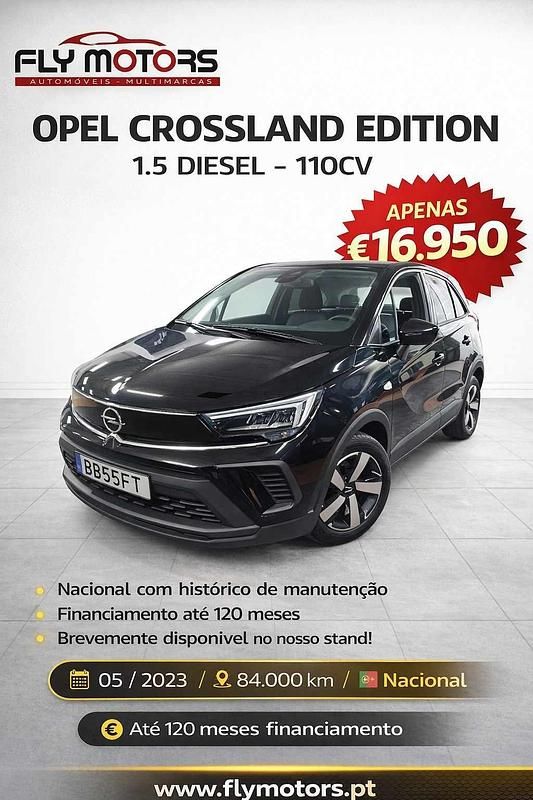 Usado Opel Crossland 110 HP (80 kW) 2023 Preto SUV