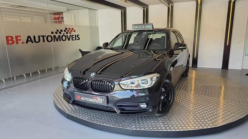 Preto Usado 2018 BMW 116 Sport Line Citadino | € 14.900 (Super Preço) - Imagem 1/4