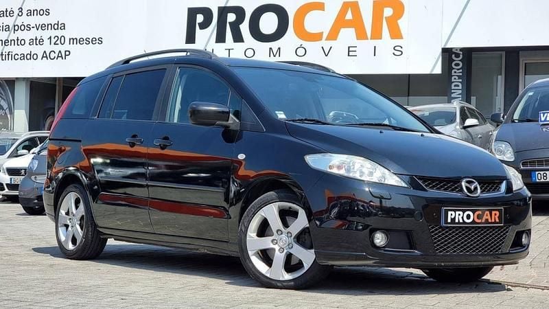 Preto Usado 2006 Mazda 5 Comfort Monovolume | € 5.250 (Bom preço) - Imagem 1/4