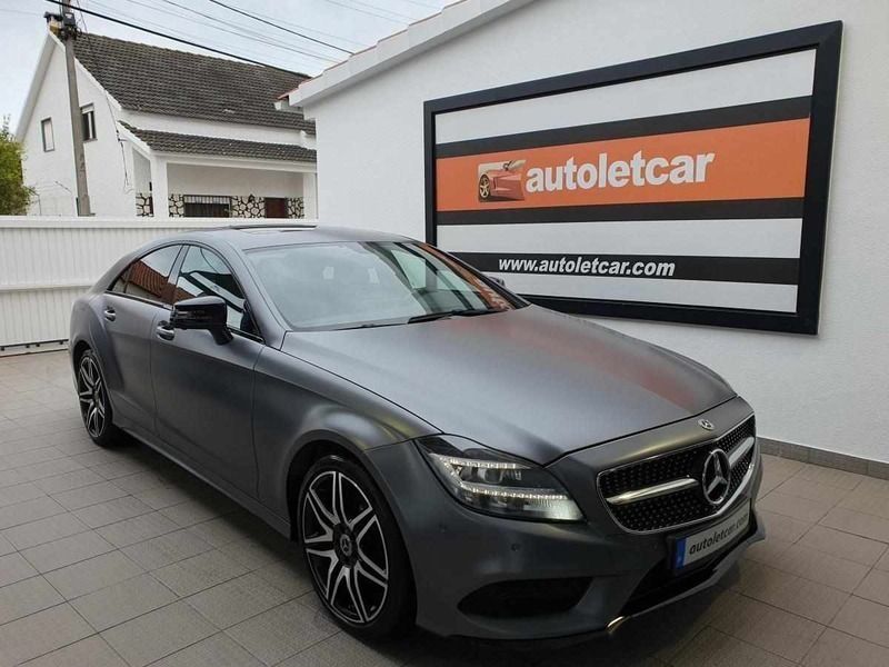 Cinzento Usado 2017 Mercedes CLS250 AMG line Sedan | € 34.900 - Imagem 1/4