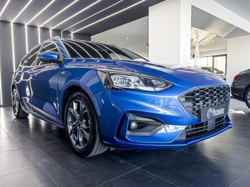 Azul Usado 2020 Ford Focus ST-Line Carrinha | € 18.800 (Preço justo) - Imagem 1/4