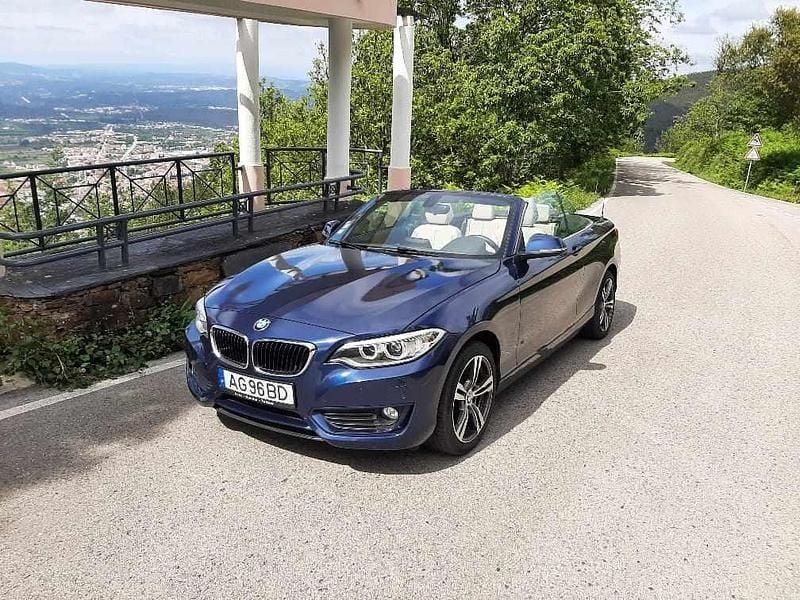 Azul Usado 2015 BMW 220 Cabrios | € 16.500 (Super Preço) - Imagem 1/4