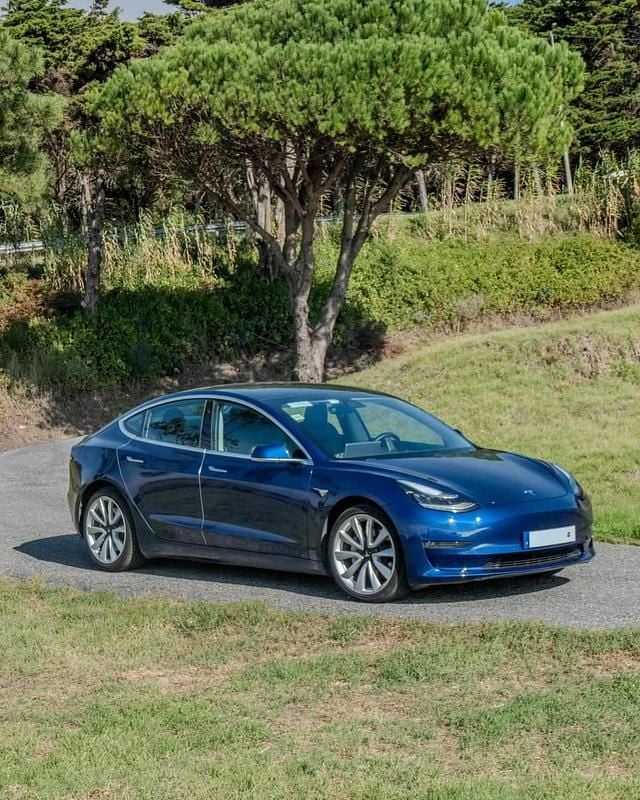 Usado Tesla Model 3 Long Range AWD 324 kW (441 HP) 2020 Azul Sedan