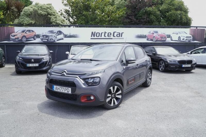 Cinzento Usado 2021 Citroën C3 Citadino | € 12.350 (Bom preço) - Imagem 1/4