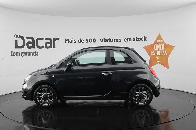 Usado Fiat 500C Connect 70 HP (51 kW) 2021 Preto Cabrios