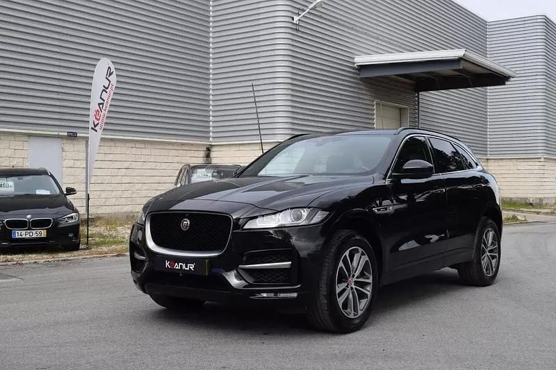 Preto Usado 2017 Jaguar F-Pace R-Sport SUV | € 29.980 (Preço elevado) - Imagem 1/4