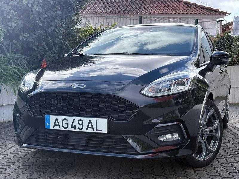 Preto Usado 2021 Ford Fiesta ST-Line Citadino | € 13.450 (Bom preço) - Imagem 1/4