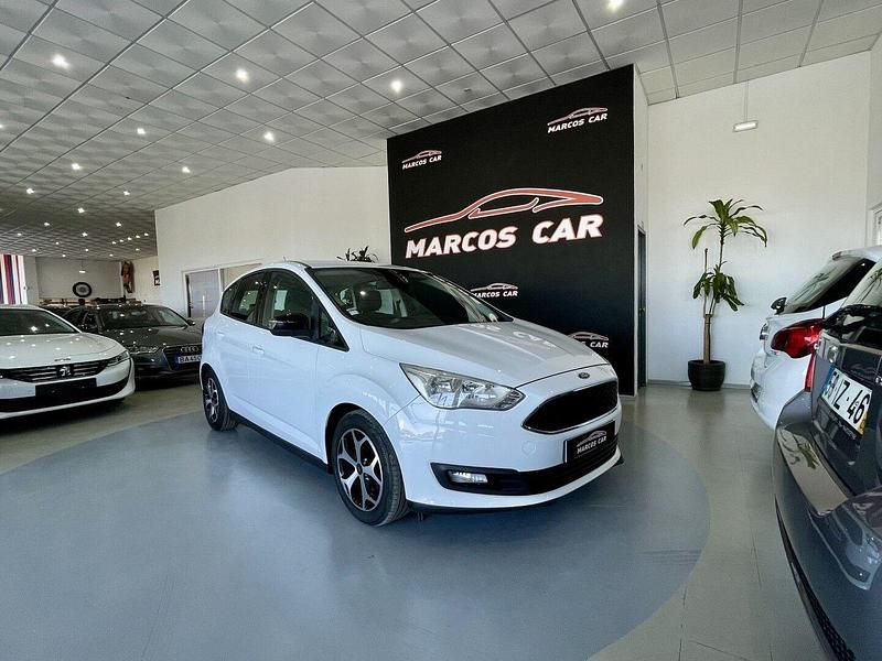 Branco Usado 2016 Ford C-MAX Titanium Monovolume | € 13.900 (Caro) - Imagem 1/4
