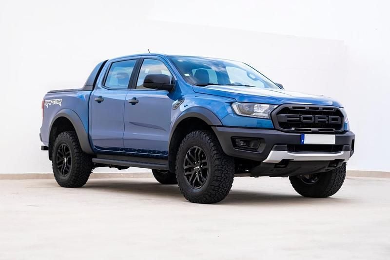 Azul Usado 2022 Ford Ranger Wildtrack Pickup | € 49.500 (Preço justo) - Imagem 1/4