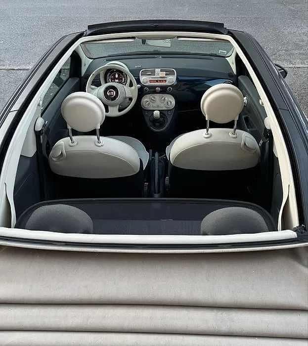 Azul Usado 2014 Fiat 500 Cabrios | € 8.800 (Bom preço) - Imagem 1/4