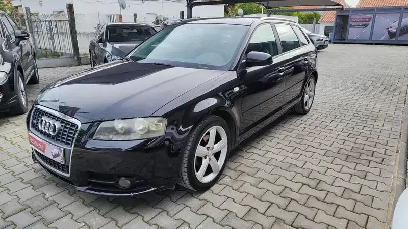 Preto Usado 2008 Audi A3 Sportback S-Line Carrinha | € 9.900 - Imagem 1/4