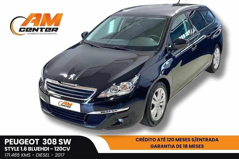 Preto Usado 2017 Peugeot 308 Carrinha | € 11.750 (Preço justo) - Imagem 1/4