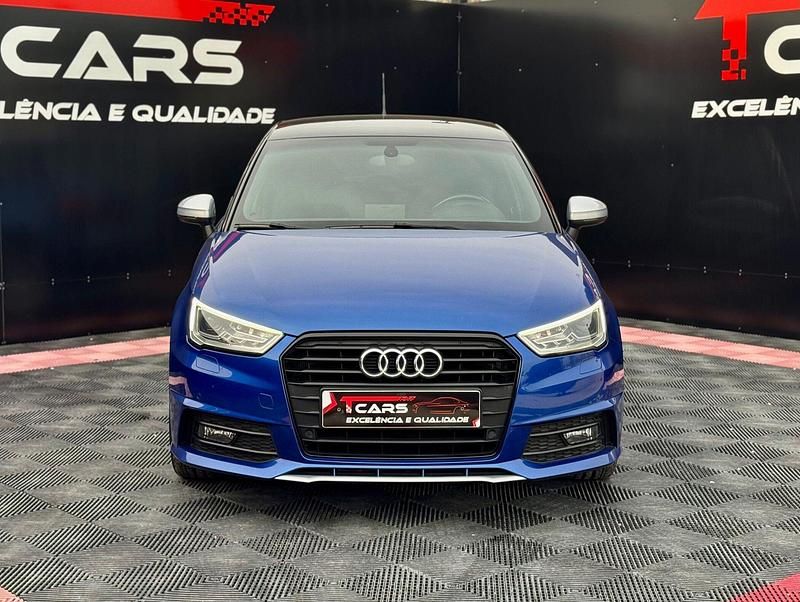 Usado Audi A1 S-Line 95 HP (69 kW) 2017 Azul Citadino