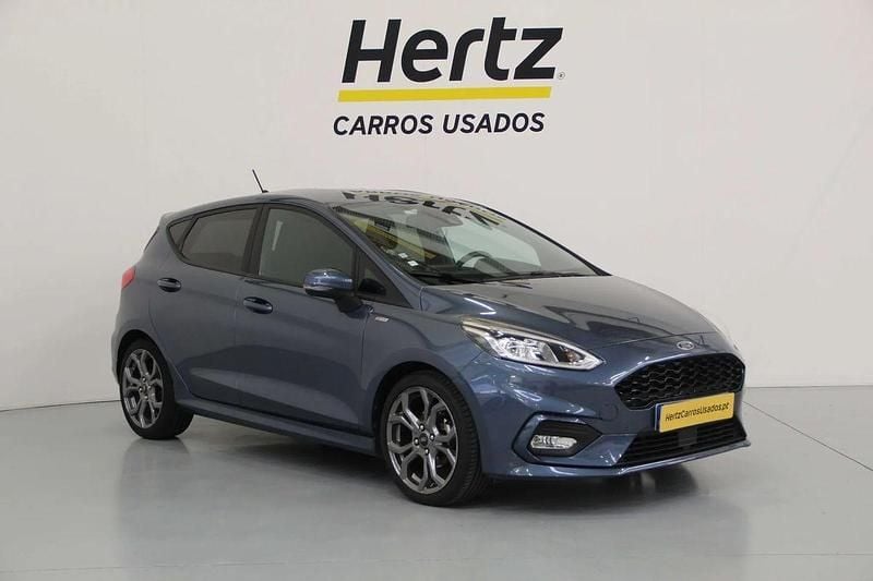 Azul Usado 2023 Ford Fiesta ST-Line Citadino | € 15.390 (Preço justo) - Imagem 1/4