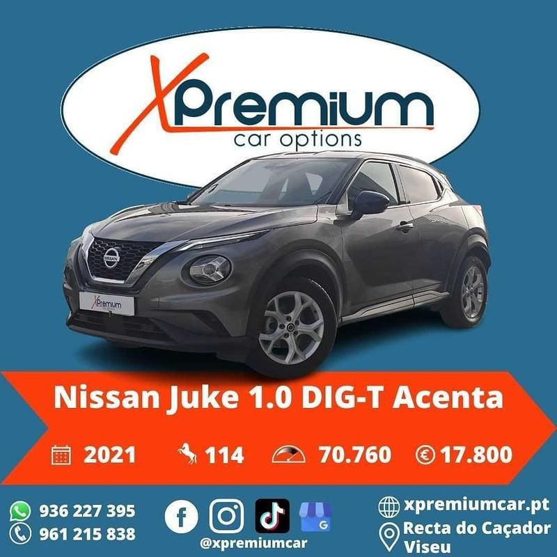 Cinzento Usado 2021 Nissan Juke SUV | € 17.400 (Preço justo) - Imagem 1/4