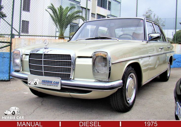 Verde Usado 1975 Mercedes 220 Citadino | € 12.900 - Imagem 1/4