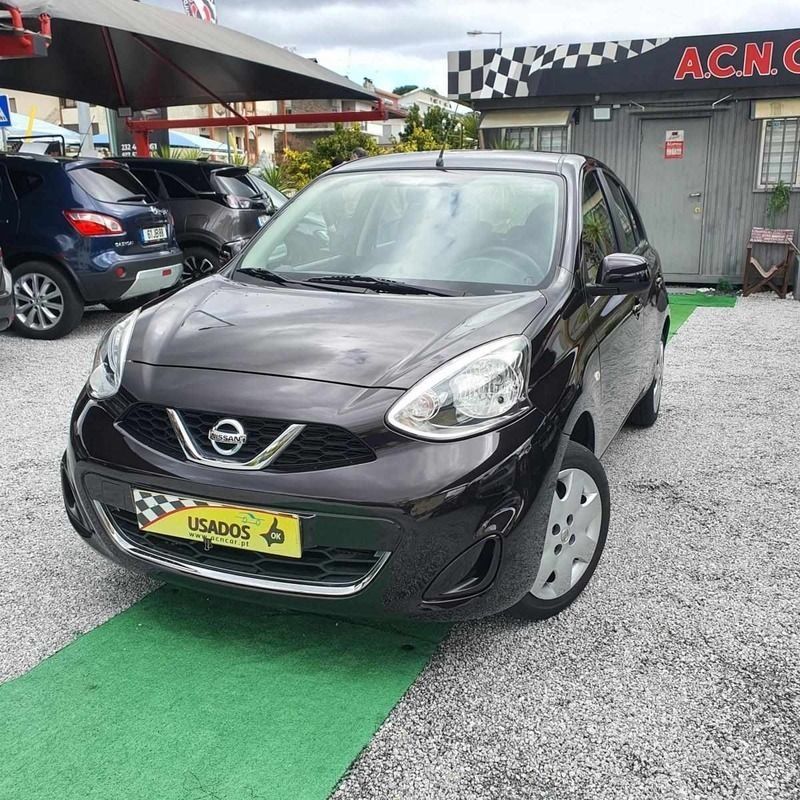 Preto Usado 2017 Nissan Micra Acenta Citadino | € 11.950 (Preço justo) - Imagem 1/4
