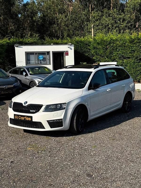 Branco Usado 2014 Skoda Octavia RS Carrinha | € 17.750 - Imagem 1/4