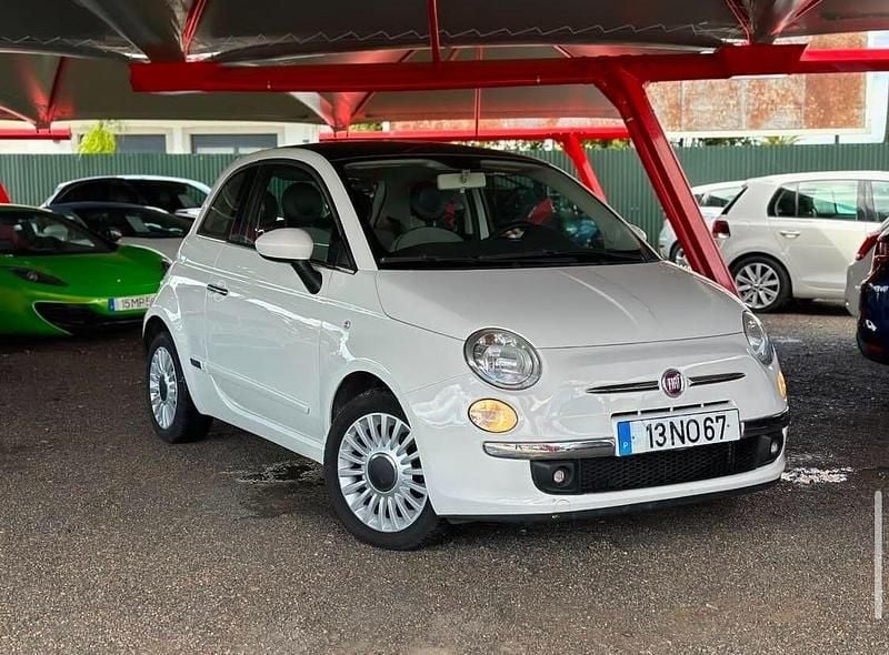 Branco Usado 2013 Fiat 500 Lounge Citadino | € 8.950 (Preço justo) - Imagem 1/4