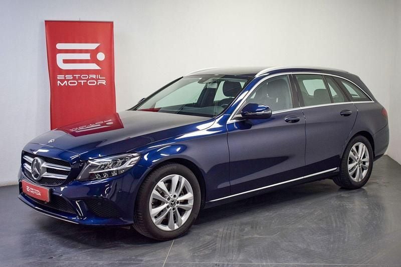 Azul Usado 2020 Mercedes C200 Avantgarde Carrinha | € 29.500 (Bom preço) - Imagem 1/4