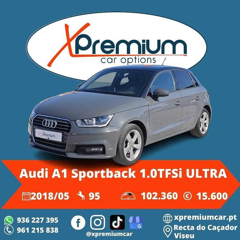 Cinzento Usado 2018 Audi A1 Sportback Citadino | € 15.600 (Preço justo) - Imagem 1/4