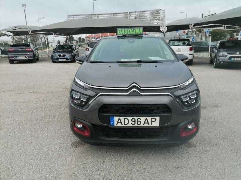 Cinza Usado 2020 Citroën C3 PureTech Citadino | € 13.900 (Caro) - Imagem 1/4
