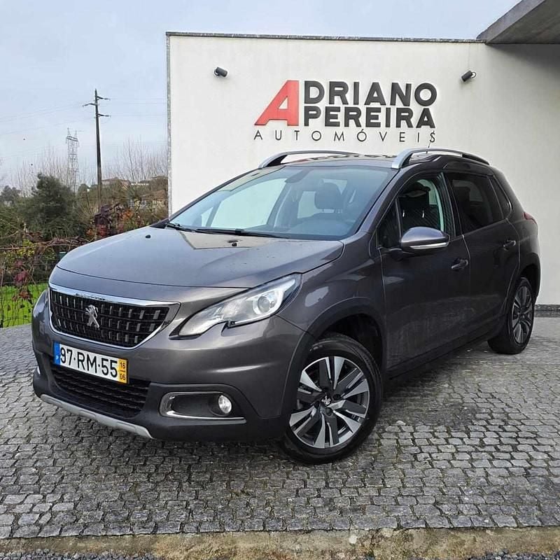 Cinza Usado 2016 Peugeot 2008 Allure SUV | € 10.990 (Preço elevado) - Imagem 1/4