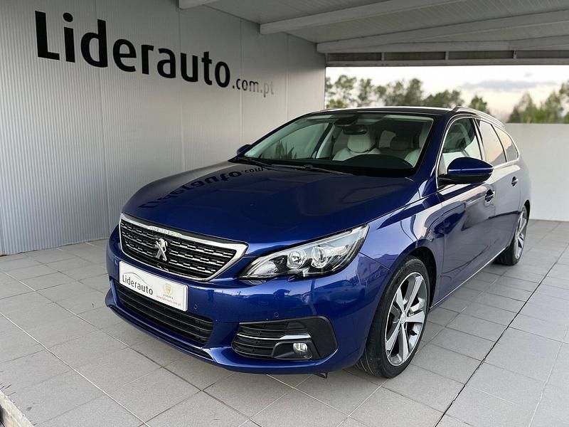Azul Usado 2020 Peugeot 308 Allure Carrinha | € 11.950 (Bom preço) - Imagem 1/4