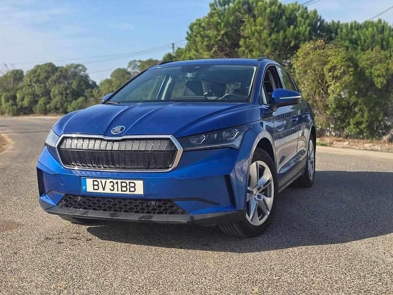Azul Usado 2022 Skoda Enyaq iV SUV | € 29.000 (Preço elevado) - Imagem 1/4