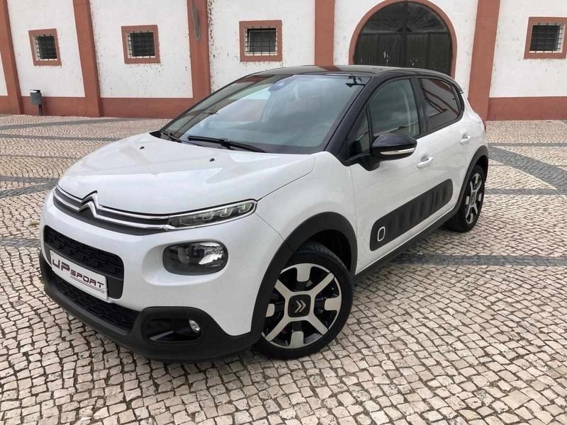 Branco Usado 2019 Citroën C3 PureTech Citadino | € 15.500 (Preço elevado) - Imagem 1/4
