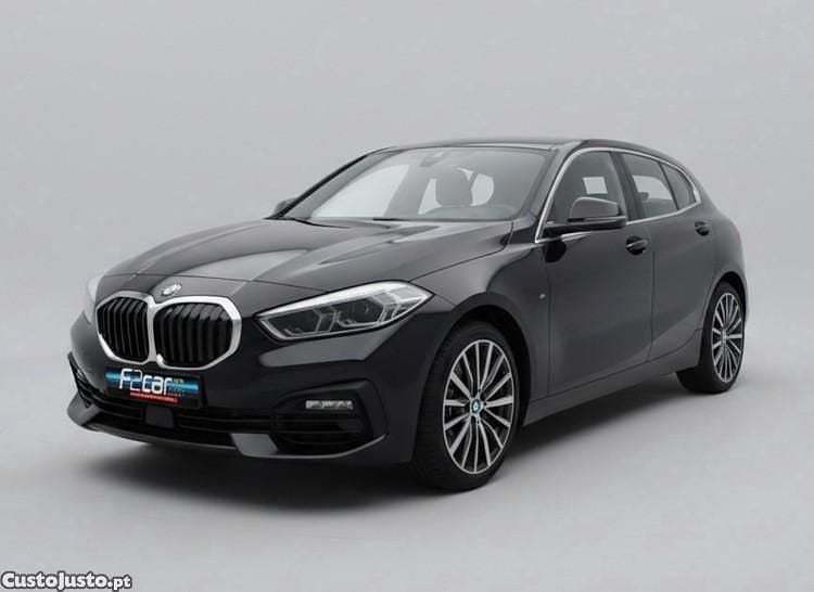 Preto Usado 2021 BMW 116 Luxury Line Citadino | € 21.990 (Preço justo) - Imagem 1/1
