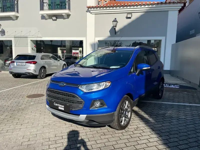 Azul Usado 2017 Ford Ecosport Titanium SUV | € 12.790 (Preço justo) - Imagem 1/4