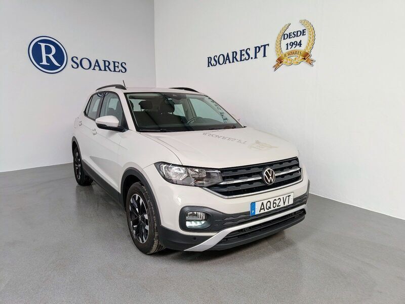 Cinzento Usado 2022 VW T-Cross Style SUV | € 22.450 (Preço elevado) - Imagem 1/4